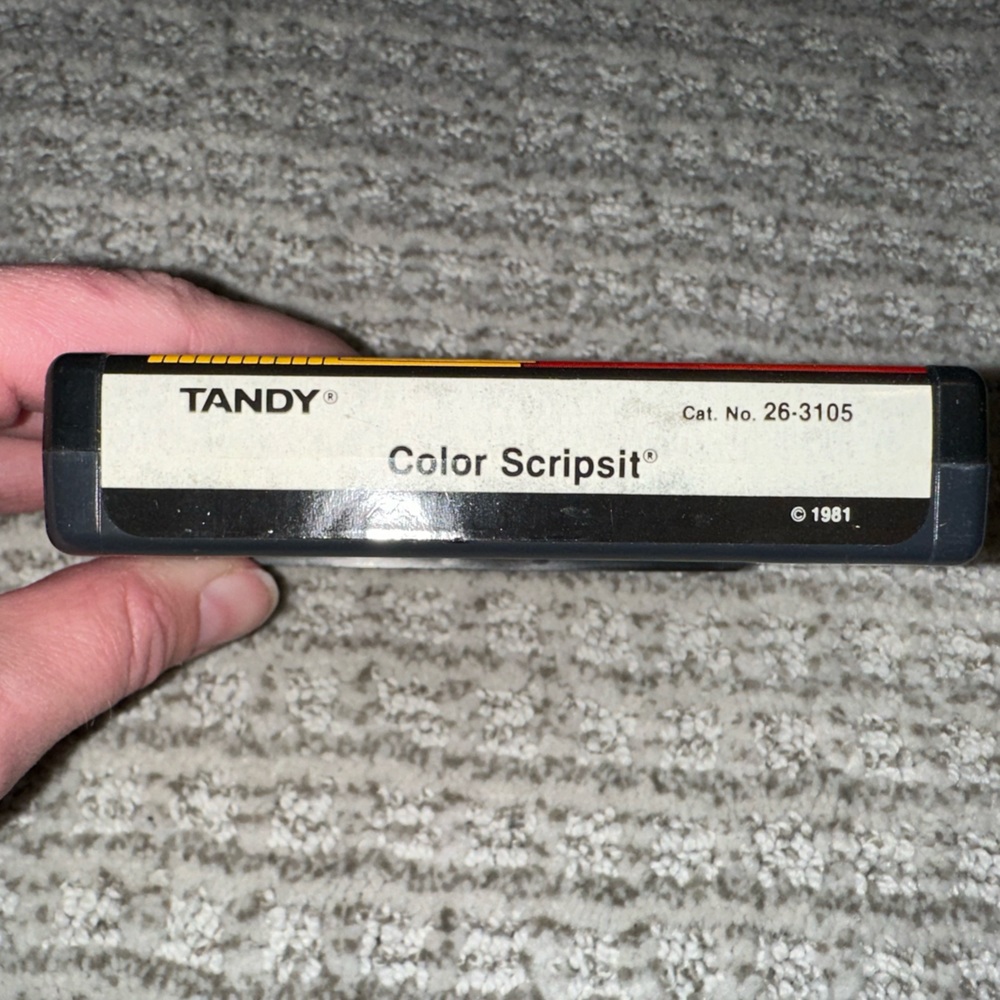 Tandy color scriptsit game - Picture 2 of 3